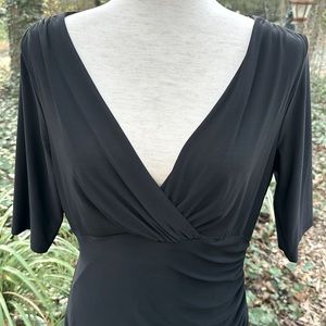 Black knit dress Lauren